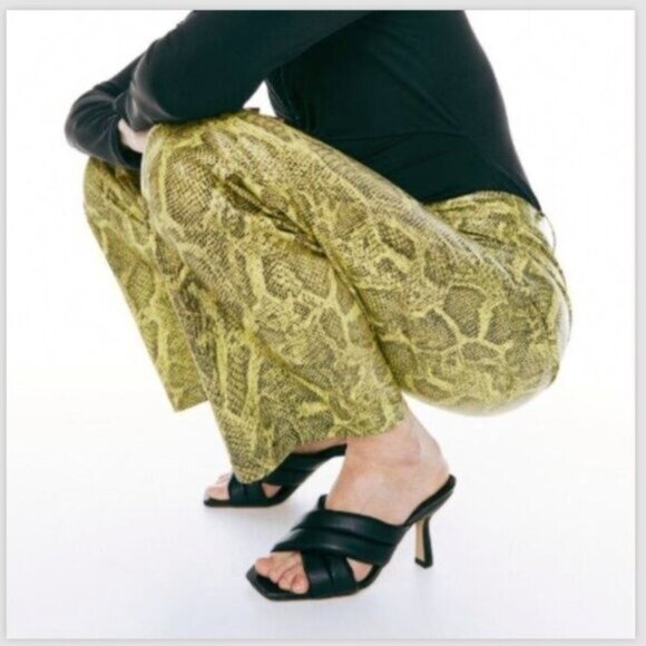 H&M Mules Heels Sandals Quilt Black Sz.39/ US8 - Picture 2 of 16